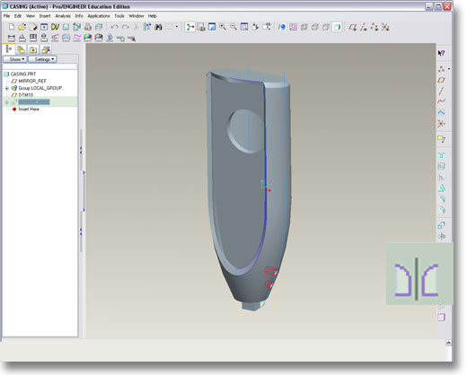 mirroring single feature tutorial image 2