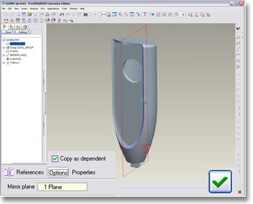 mirroring single feature tutorial image 4